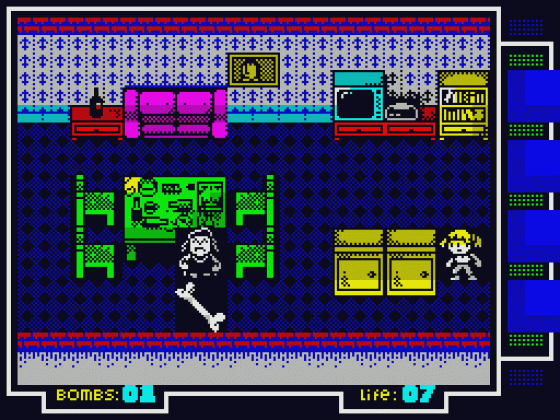 Maritrini, Freelance Monster Slayer: The Prequel Screenshot 16 (Spectrum 48K/128K/+2/+3)