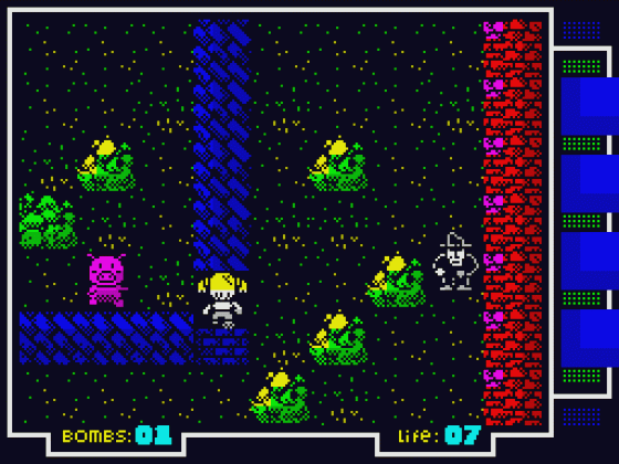 Maritrini, Freelance Monster Slayer: The Prequel Screenshot 19 (Spectrum 48K/128K/+2/+3)