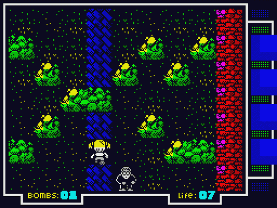 Maritrini, Freelance Monster Slayer: The Prequel Screenshot 20 (Spectrum 48K/128K/+2/+3)