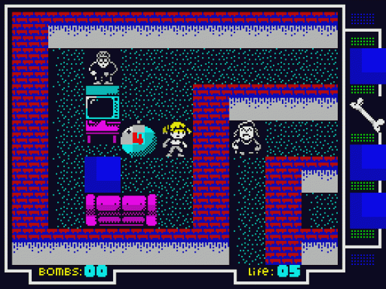 Maritrini, Freelance Monster Slayer: The Prequel Screenshot 26 (Spectrum 48K/128K/+2/+3)