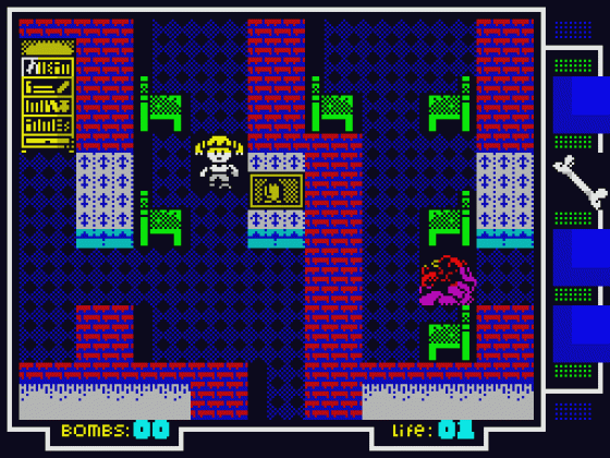 Maritrini, Freelance Monster Slayer: The Prequel Screenshot 29 (Spectrum 48K/128K/+2/+3)