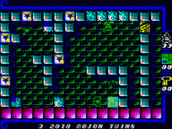 Petulant Poogslay Powerful Parade Screenshot 5 (Spectrum 48K)