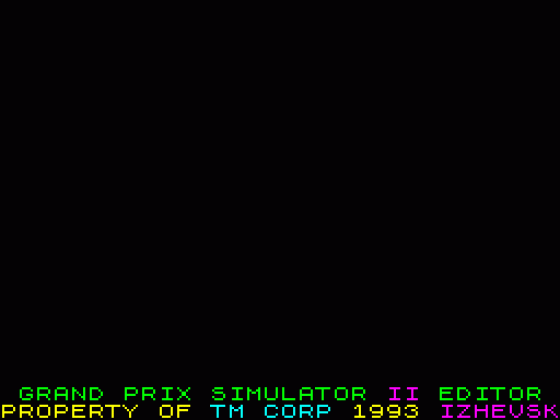 Grand Prix Simulator II Editor