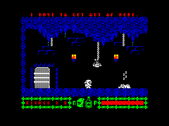 Ninja Poison Screenshot 1 (Spectrum 48K/128K/+2/+3)