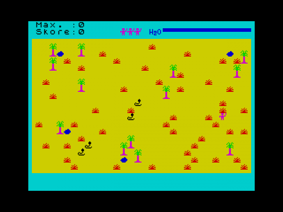 Lovci Hadů Screenshot 1 (Spectrum 48K)