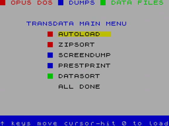 Transdata Screenshot