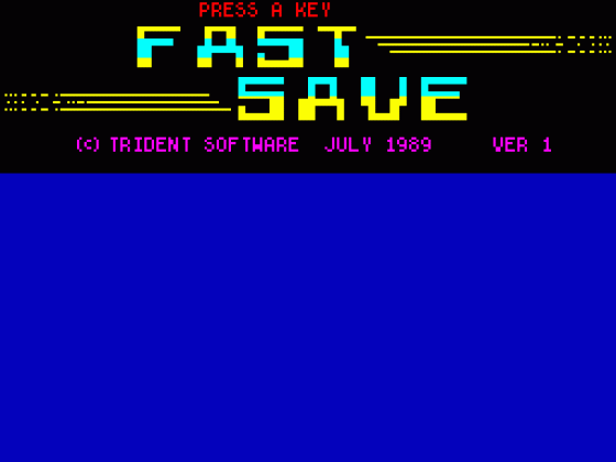 Fast Save