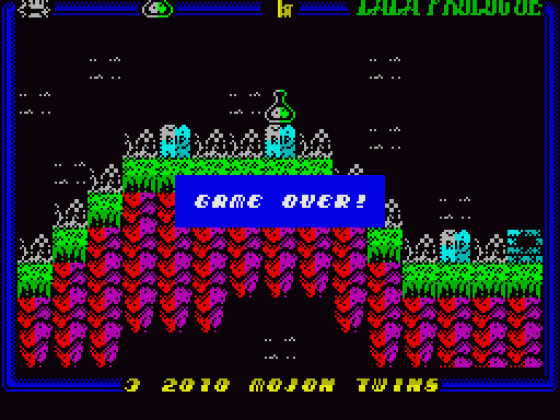 Lala Prologue Screenshot 19 (Spectrum 48K/128K)