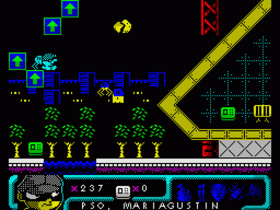 Phantomas En El Museo Screenshot 5 (Spectrum 48K)