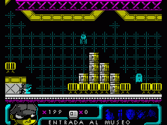 Phantomas En El Museo Screenshot 6 (Spectrum 48K)