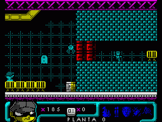 Phantomas En El Museo Screenshot 7 (Spectrum 48K)