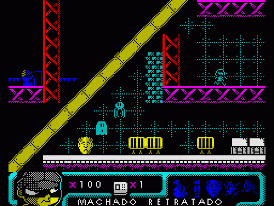 Phantomas En El Museo Screenshot 8 (Spectrum 48K)