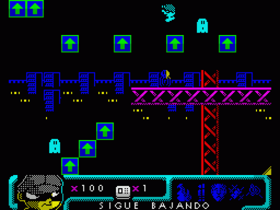 Phantomas En El Museo Screenshot 9 (Spectrum 48K)