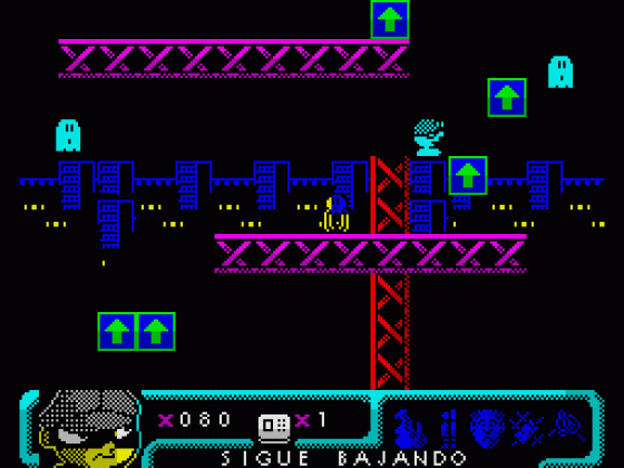 Phantomas En El Museo Screenshot 10 (Spectrum 48K)