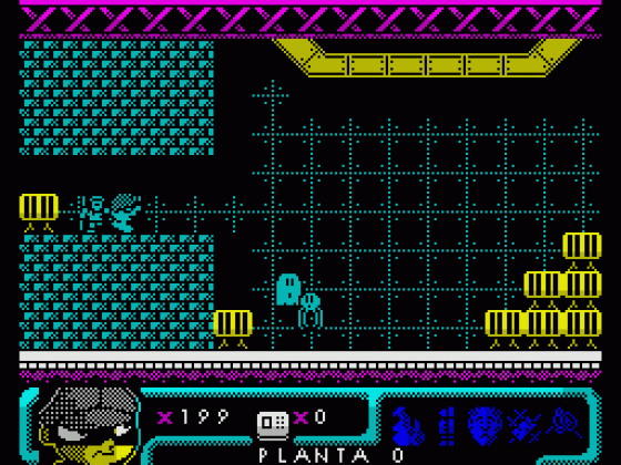 Phantomas En El Museo Screenshot 14 (Spectrum 48K)