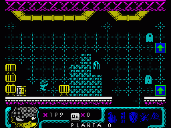 Phantomas En El Museo Screenshot 15 (Spectrum 48K)