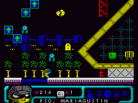 Phantomas En El Museo Screenshot 17 (Spectrum 48K)