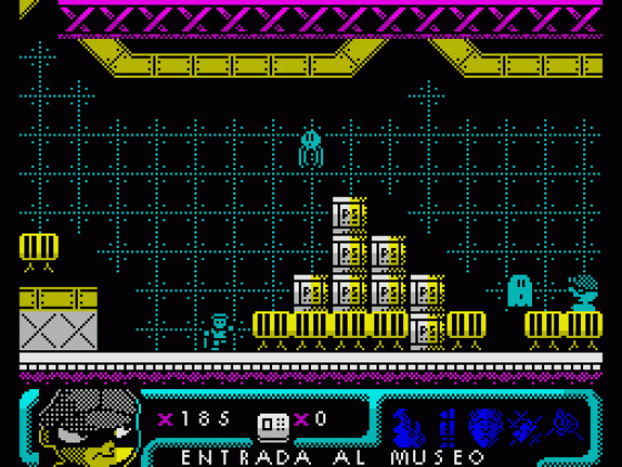 Phantomas En El Museo Screenshot 18 (Spectrum 48K)