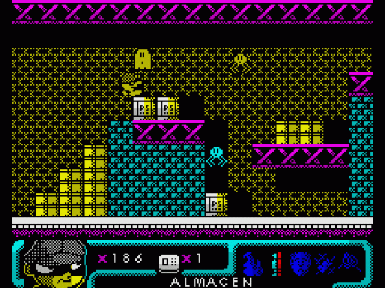 Phantomas En El Museo Screenshot 25 (Spectrum 48K)