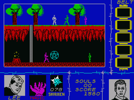 Reaper Screenshot 1 (Spectrum 48K/128K)