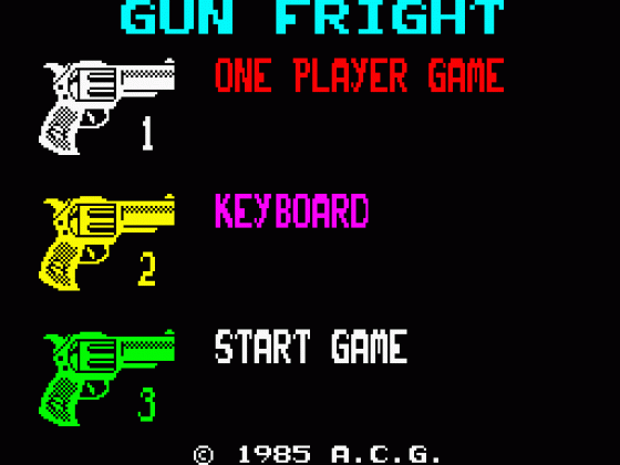 Gunfright Screenshot 20 (Spectrum 48K)