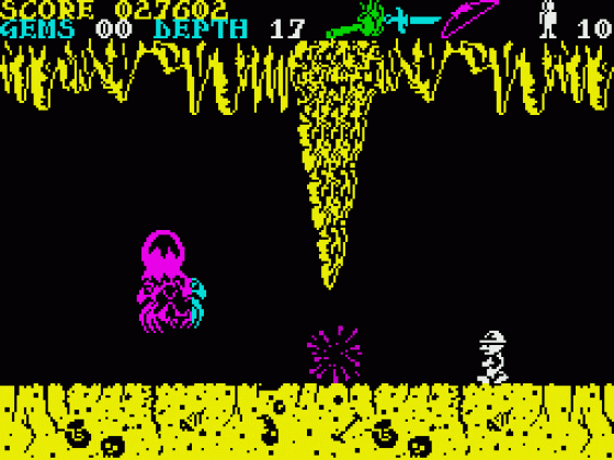 Underwurlde Screenshot 14 (Spectrum 48K)