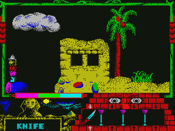 Pedro In The Land Of Pyramids Screenshot 5 (Spectrum 48K/128K)