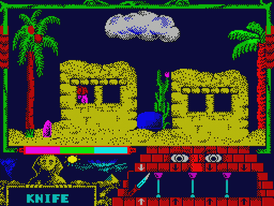 Pedro In The Land Of Pyramids Screenshot 6 (Spectrum 48K/128K)