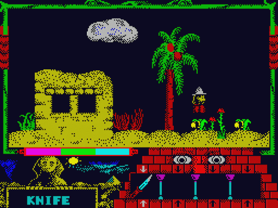 Pedro In The Land Of Pyramids Screenshot 7 (Spectrum 48K/128K)