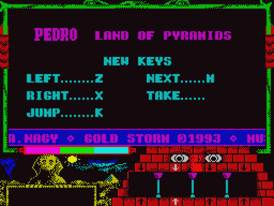 Pedro In The Land Of Pyramids Screenshot 18 (Spectrum 48K/128K)