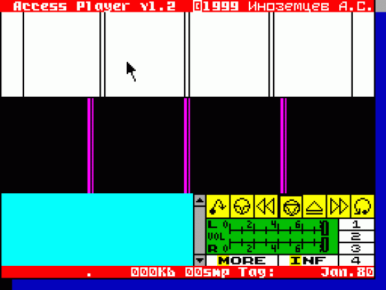 Access Player Screenshot 1 (Spectrum 48K)