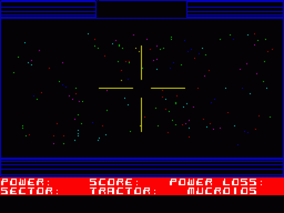 Mucroid Run Screenshot 1 (Spectrum 48K)