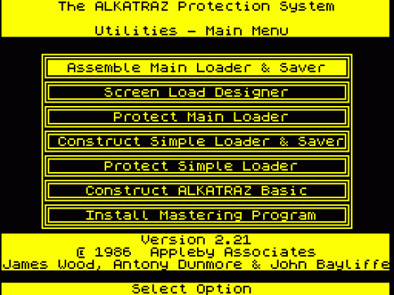 Alkatraz Development Cartridges Screenshot