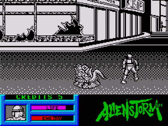 Alien Storm Screenshot 6 (Spectrum 48K)
