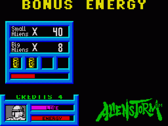 Alien Storm Screenshot 19 (Spectrum 48K)