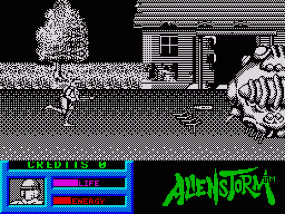 Alien Storm Screenshot 22 (Spectrum 48K)