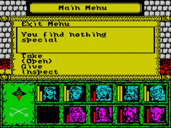 Advanced Dungeons & Dragons: Dragons Of Flame Screenshot 11 (Spectrum 48K/128K/+2)