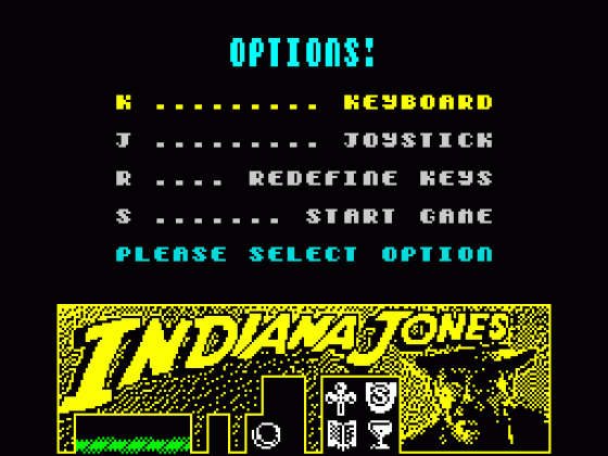 Indiana Jones And The Last Crusade: The Action Game Screenshot 5 (Spectrum 48K/128K/+2)