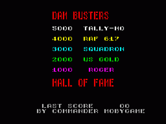 The Dam Busters Screenshot 10 (Spectrum 48K/128K/+2)