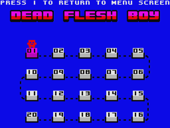 Dead Flesh Boy Screenshot 10 (Spectrum 48K/128K/+2/+3)