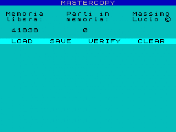 Mastercopy Screenshot