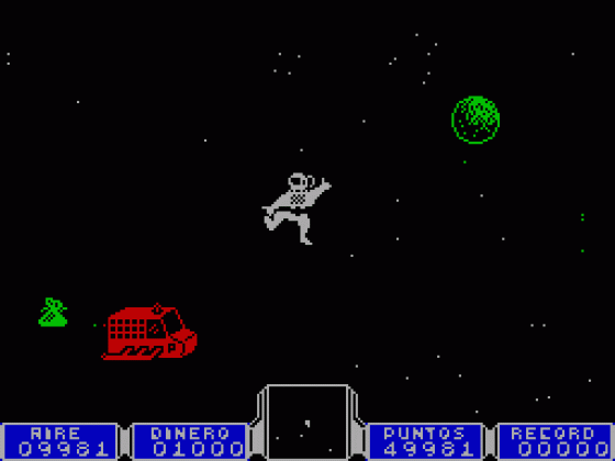 Autostopista Galactico Screenshot 1 (Spectrum 48K)