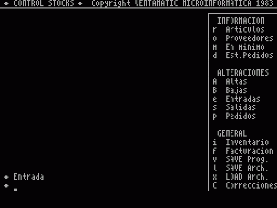 Control de Stocks Screenshot