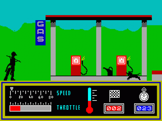 GP Motocross Screenshot 1 (Spectrum 48K)