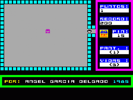 Pepebrocha Screenshot 1 (Spectrum 48K)