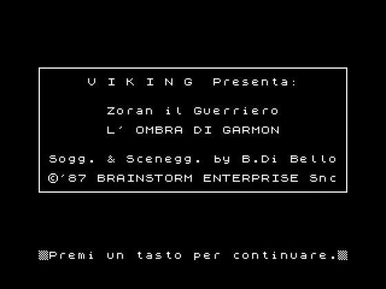Zoran il Guerriero: L'Ombra di Garmon Screenshot