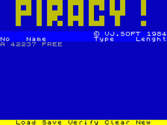 Piracy Copy Screenshot