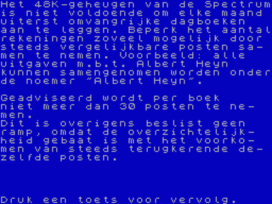 Boekhouding Screenshot