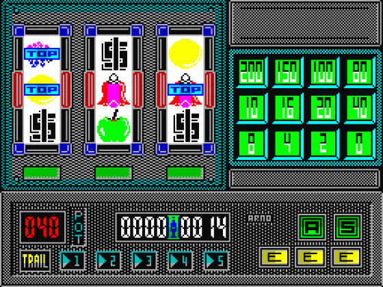 The Top Fruitmachine Screenshot 1 (Spectrum 48K)