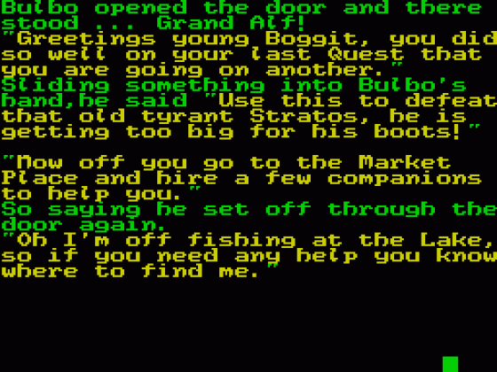 Bulbo and The Lizard-King Screenshot 1 (Spectrum 48K/128K)